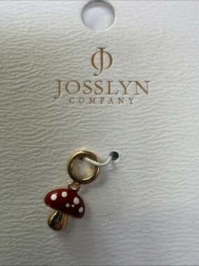 Josslyn Company Red Mushroom Charm